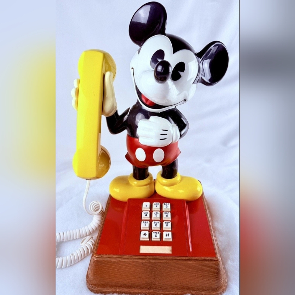 Vintage Mickey Mouse Telephone